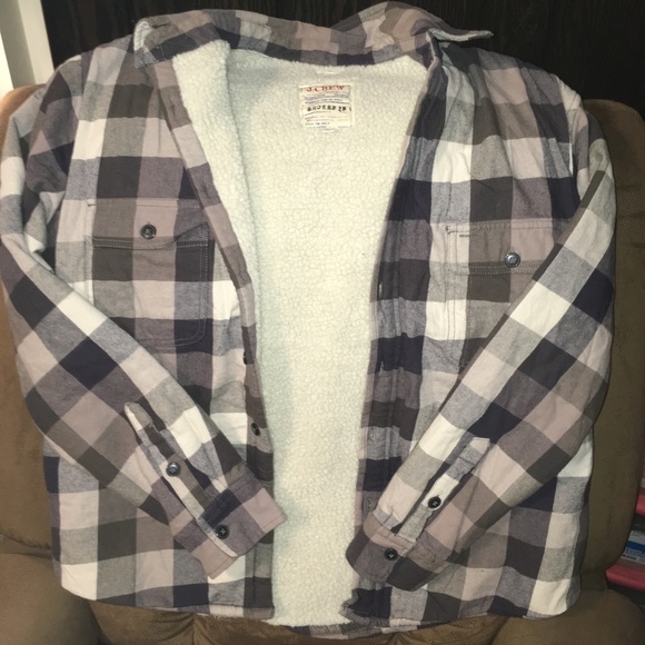 j crew flannel jacket